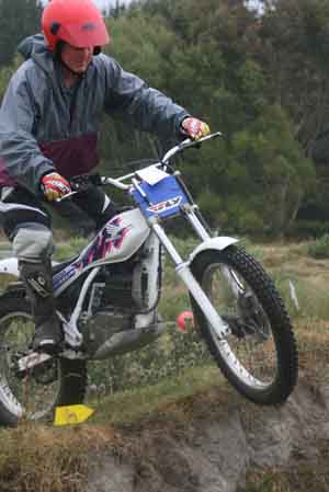 Classic Trials at Kainga, Kevin Wells. Honda TLM